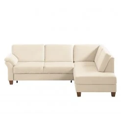 Ars Natura Ecksofa Davao - Microfaser -Wohnzimmermöbel boutique en ligne ecksofa davao microfaser ottomane davorstehend rechts mit schlaffunktion creme 4796944