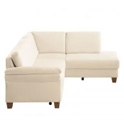 Ars Natura Ecksofa Davao - Microfaser -Wohnzimmermöbel boutique en ligne ecksofa davao microfaser ottomane davorstehend rechts mit schlaffunktion creme 4796952