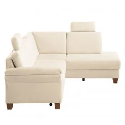 Ars Natura Ecksofa Davao - Microfaser -Wohnzimmermöbel boutique en ligne ecksofa davao microfaser ottomane davorstehend rechts mit schlaffunktion creme 4796956