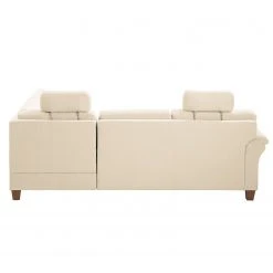 Ars Natura Ecksofa Davao - Microfaser -Wohnzimmermöbel boutique en ligne ecksofa davao microfaser ottomane davorstehend rechts mit schlaffunktion creme 4796964