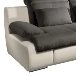 Cotta Ecksofa Delsbo Kunstleder / Flachgewebe - Beige / Anthrazit - Longchair davorstehend rechts -Wohnzimmermöbel boutique en ligne ecksofa delsbo mit schlaffunktion kunstleder flachgewebe longchair davorstehend rechts beige anthrazit 3511429