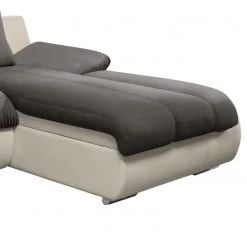 Cotta Ecksofa Delsbo Kunstleder / Flachgewebe - Beige / Anthrazit - Longchair davorstehend rechts -Wohnzimmermöbel boutique en ligne ecksofa delsbo mit schlaffunktion kunstleder flachgewebe longchair davorstehend rechts beige anthrazit 3511433