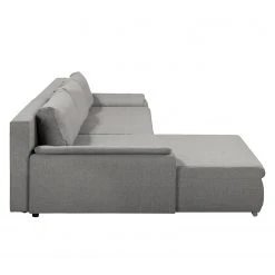 Fredriks Ecksofa Dengie (mit Schlaffunktion) - Strukturstoff -Wohnzimmermöbel boutique en ligne ecksofa dengie mit schlaffunktion strukturstoff longchair davorstehend links platin 5055280