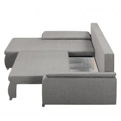 Fredriks Ecksofa Dengie (mit Schlaffunktion) - Strukturstoff -Wohnzimmermöbel boutique en ligne ecksofa dengie mit schlaffunktion strukturstoff longchair davorstehend links platin 5055292
