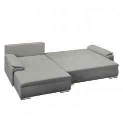 Fredriks Ecksofa Dengie (mit Schlaffunktion) - Strukturstoff -Wohnzimmermöbel boutique en ligne ecksofa dengie mit schlaffunktion strukturstoff longchair davorstehend links platin 5055304