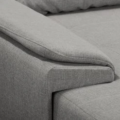 Fredriks Ecksofa Dengie (mit Schlaffunktion) - Strukturstoff -Wohnzimmermöbel boutique en ligne ecksofa dengie mit schlaffunktion strukturstoff longchair davorstehend links platin 5055312