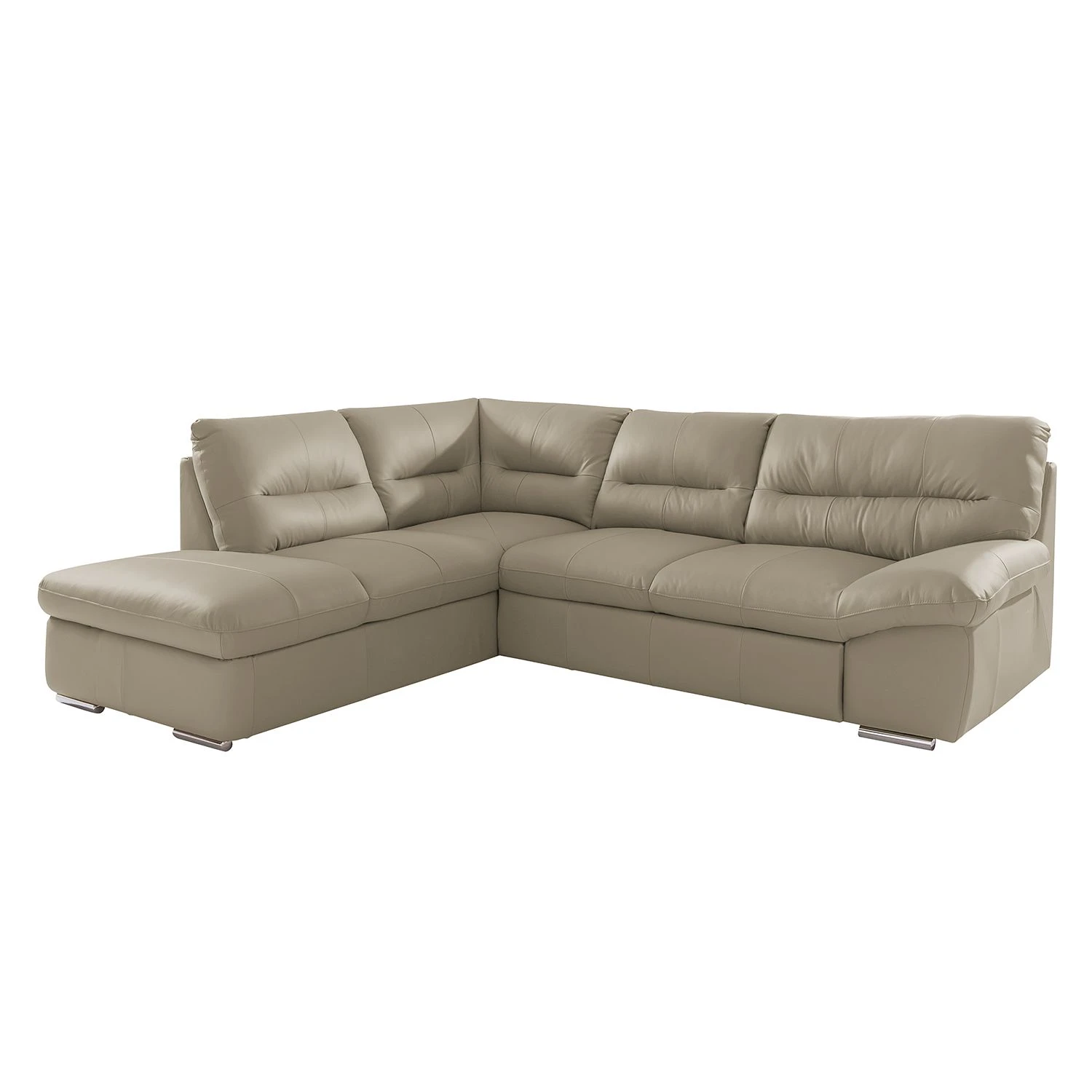 Cotta Ecksofa Doug Echtleder - Echtleder Ramsa: Hellgrau - Ottomane davorstehend links 1 Cotta Ecksofa Doug Echtleder - Echtleder Ramsa: Hellgrau - Ottomane davorstehend links