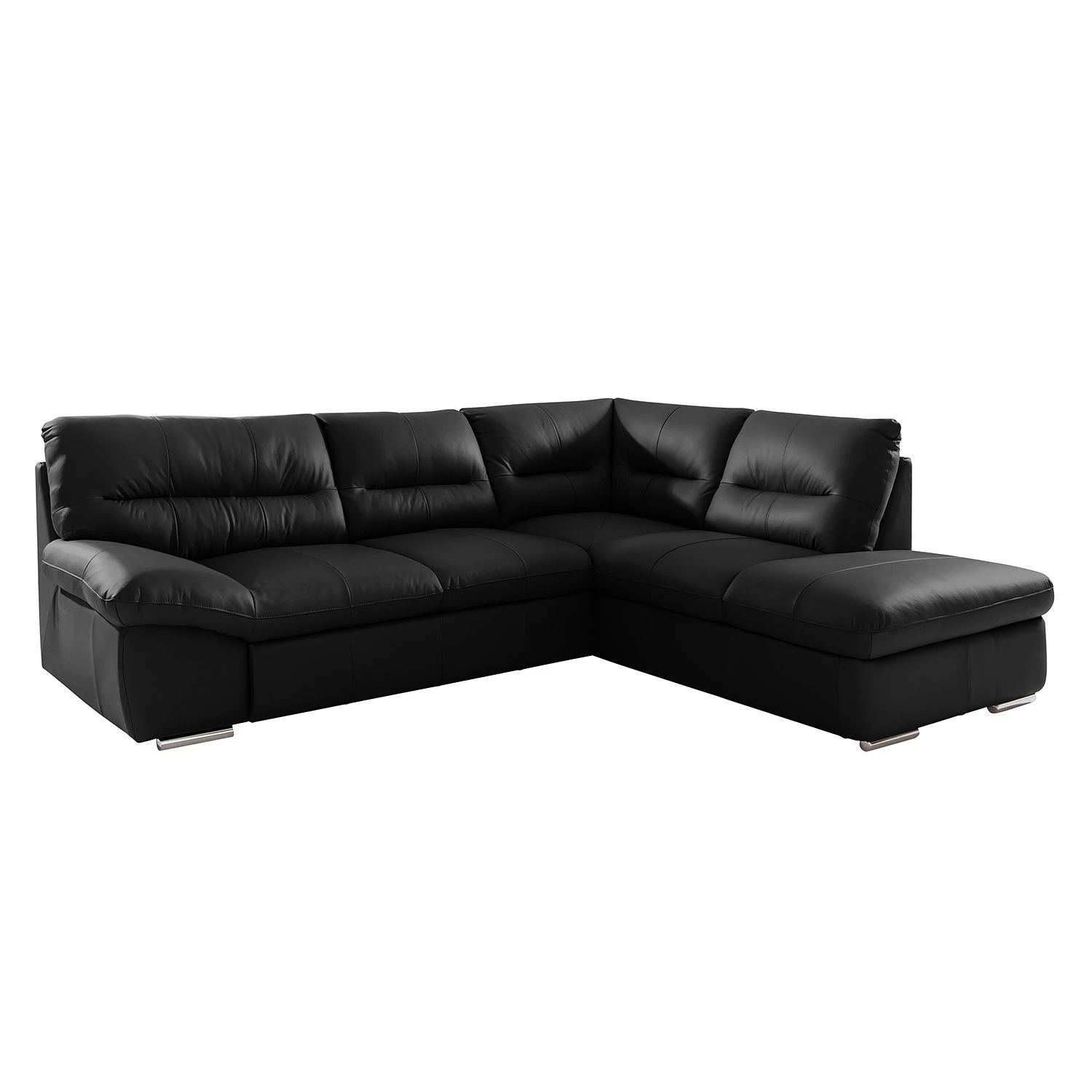 Cotta Ecksofa Doug - Echtleder Ramsa: Schwarz - Ottomane davorstehend rechts 1 Cotta Ecksofa Doug - Echtleder Ramsa: Schwarz - Ottomane davorstehend rechts