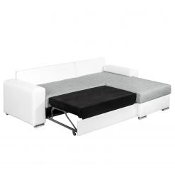 Fredriks Ecksofa Dulmen - mit Schlaffunktion / beidseitig montierbar - Kunstleder/Strukturstoff - Weiß / Hellgrau 36 Fredriks Ecksofa Dulmen - mit Schlaffunktion / beidseitig montierbar - Kunstleder/Strukturstoff - Weiß / Hellgrau -Wohnzimmermöbel boutique en ligne ecksofa dulmen mit schlaffunktion beidseitig montierbar kunstleder strukturstoff weiss hellgrau 4964984