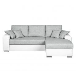 Fredriks Ecksofa Dulmen - mit Schlaffunktion / beidseitig montierbar - Kunstleder/Strukturstoff - Weiß / Hellgrau 29 Fredriks Ecksofa Dulmen - mit Schlaffunktion / beidseitig montierbar - Kunstleder/Strukturstoff - Weiß / Hellgrau -Wohnzimmermöbel boutique en ligne ecksofa dulmen mit schlaffunktion beidseitig montierbar kunstleder strukturstoff weiss hellgrau 4964988