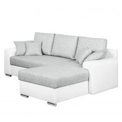 Fredriks Ecksofa Dulmen - mit Schlaffunktion / beidseitig montierbar - Kunstleder/Strukturstoff - Weiß / Hellgrau 30 Fredriks Ecksofa Dulmen - mit Schlaffunktion / beidseitig montierbar - Kunstleder/Strukturstoff - Weiß / Hellgrau -Wohnzimmermöbel boutique en ligne ecksofa dulmen mit schlaffunktion beidseitig montierbar kunstleder strukturstoff weiss hellgrau 4964992