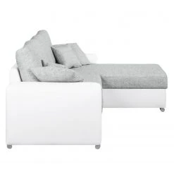 Fredriks Ecksofa Dulmen - mit Schlaffunktion / beidseitig montierbar - Kunstleder/Strukturstoff - Weiß / Hellgrau 31 Fredriks Ecksofa Dulmen - mit Schlaffunktion / beidseitig montierbar - Kunstleder/Strukturstoff - Weiß / Hellgrau -Wohnzimmermöbel boutique en ligne ecksofa dulmen mit schlaffunktion beidseitig montierbar kunstleder strukturstoff weiss hellgrau 4964996