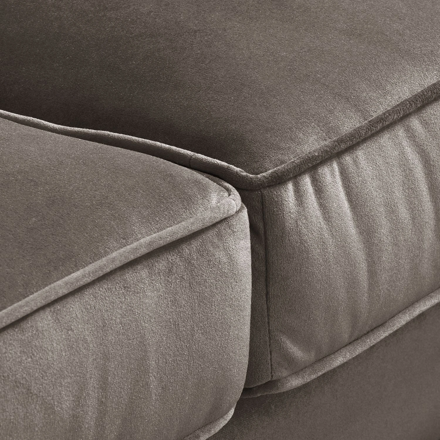 Eva Padberg Collection Ecksofa Edina Samt - Muskat - Longchair davorstehend links - Ohne Hocker 7 Eva Padberg Collection Ecksofa Edina Samt - Muskat - Longchair davorstehend links - Ohne Hocker – Bild 7