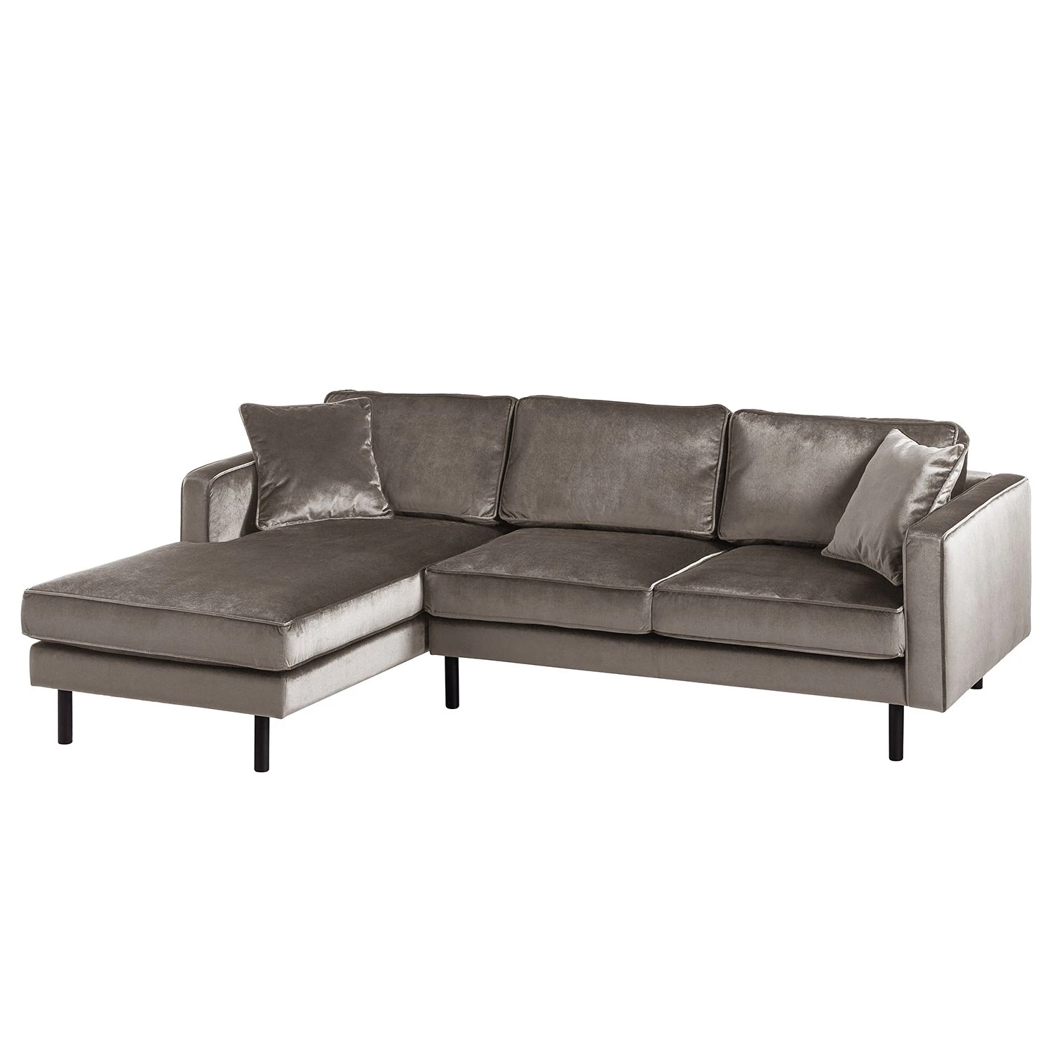 Eva Padberg Collection Ecksofa Edina Samt - Muskat - Longchair davorstehend links - Ohne Hocker 1 Eva Padberg Collection Ecksofa Edina Samt - Muskat - Longchair davorstehend links - Ohne Hocker
