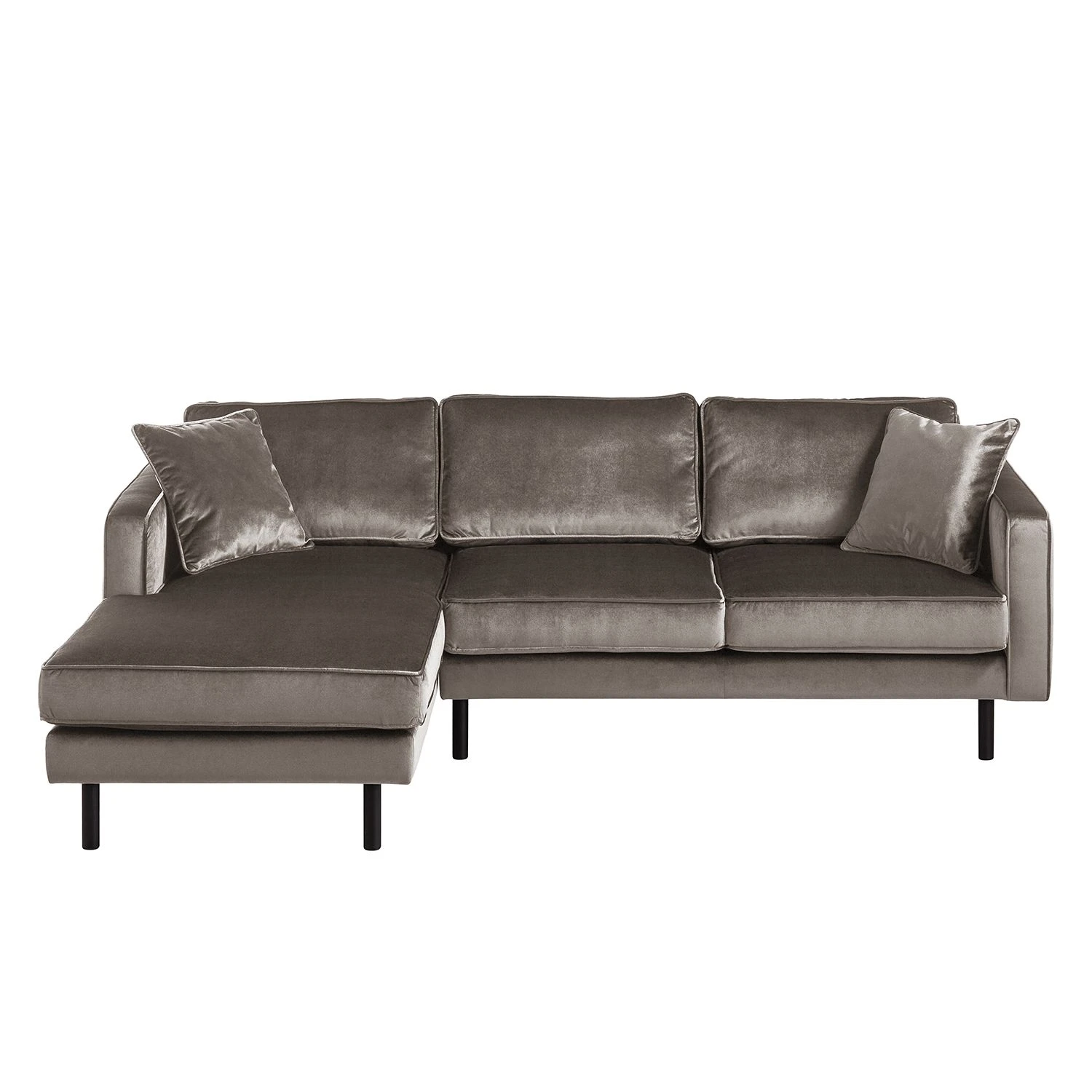 Eva Padberg Collection Ecksofa Edina Samt - Muskat - Longchair davorstehend links - Ohne Hocker 2 Eva Padberg Collection Ecksofa Edina Samt - Muskat - Longchair davorstehend links - Ohne Hocker – Bild 2