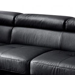 Cotta Ecksofa Eduardo II Echtleder - Schwarz - Longchair davorstehend links - Bettkasten - Schlaffunktion -Wohnzimmermöbel boutique en ligne ecksofa eduardo ii echtleder longchair ottomane davorstehend links mit schlaffunktion schwarz 5152400