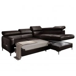 Cotta Ecksofa Eduardo II Echtleder - Dunkelbraun - Longchair davorstehend rechts - Bettkasten - Schlaffunktion -Wohnzimmermöbel boutique en ligne ecksofa eduardo ii echtleder longchair ottomane davorstehend rechts mit schlaffunktion dunkelbraun 5152480