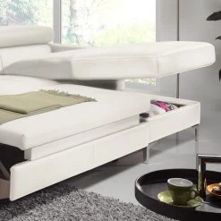 Cotta Ecksofa Eduardo Kunstleder - Weiß - Longchair davorstehend rechts - Bettkasten - Schlaffunktion 13 Cotta Ecksofa Eduardo Kunstleder - Weiß - Longchair davorstehend rechts - Bettkasten - Schlaffunktion -Wohnzimmermöbel boutique en ligne ecksofa eduardo kunstleder longchair ottomane davorstehend rechts mit schlaffunktion weiss 3465389