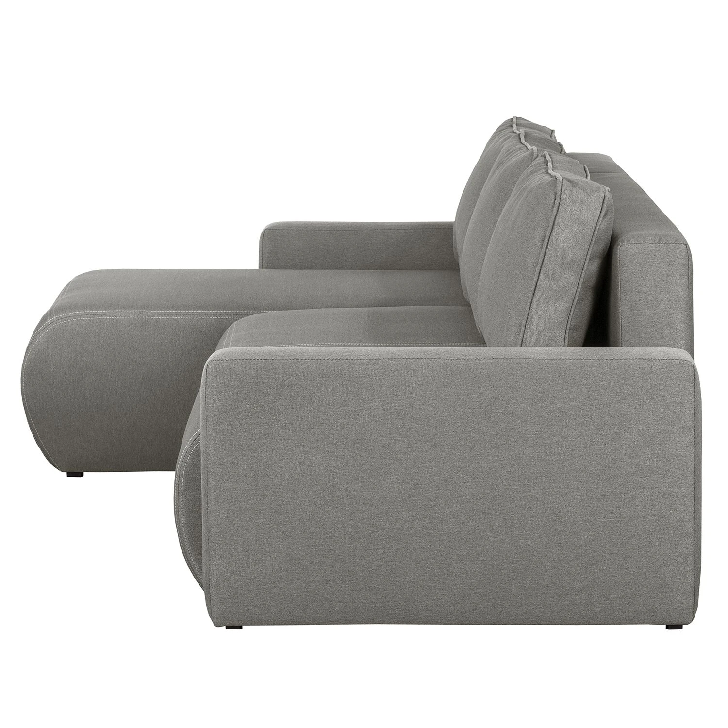Fredriks Ecksofa El Calvario - (mit Schlaffunktion) Strukturstoff Longchair davorstehend links - Platin 5 Fredriks Ecksofa El Calvario - (mit Schlaffunktion) Strukturstoff Longchair davorstehend links - Platin – Bild 5