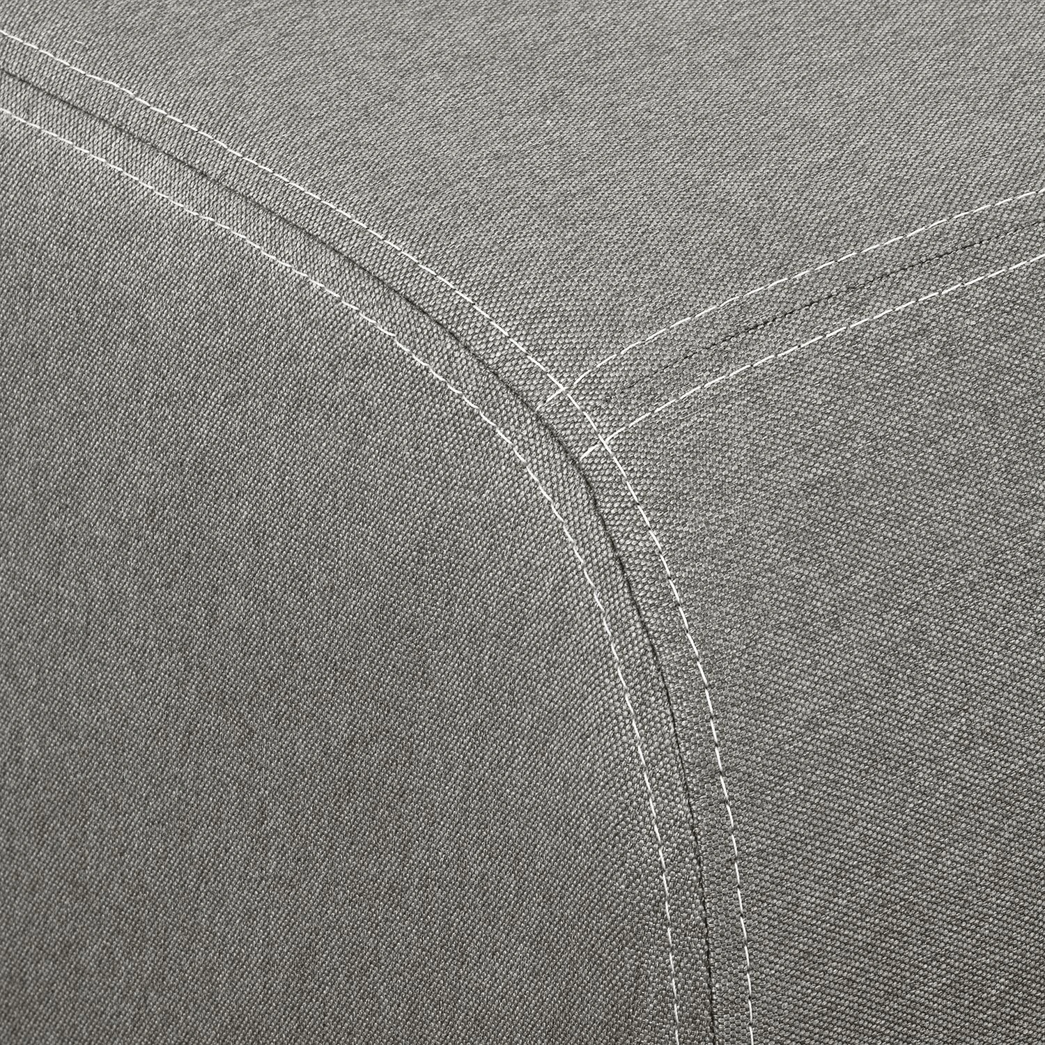 Fredriks Ecksofa El Calvario - (mit Schlaffunktion) Strukturstoff Longchair davorstehend links - Platin 13 Fredriks Ecksofa El Calvario - (mit Schlaffunktion) Strukturstoff Longchair davorstehend links - Platin – Bild 13