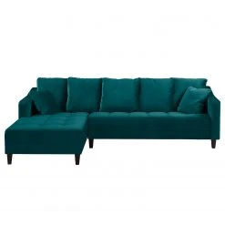 Jack & Alice Ecksofa Elnora - Türkis - Ottomane davorstehend links - Ohne Hocker -Wohnzimmermöbel boutique en ligne ecksofa elnora samt ottomane davorstehend links ohne hocker tuerkis 4860352