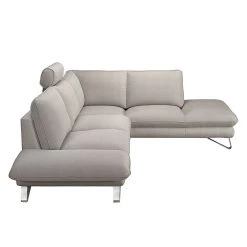 Fredriks Ecksofa Enzo - Strukturstoff Beige - Ottomane davorstehend rechts - Mit 2 Kopfstützen -Wohnzimmermöbel boutique en ligne ecksofa enzo strukturstoff beige ottomane davorstehend rechts 417978