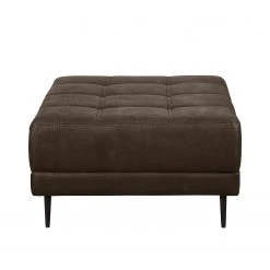 Ars manufacti Ecksofa Flesk Antiklederlook - Braun - Ottomane davorstehend links - Mit Hocker -Wohnzimmermöbel boutique en ligne ecksofa flesk microfaser mit hocker braun 4284492