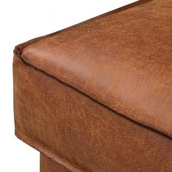 Ars manufacti Ecksofa FORT DODGE - Antiklederlook - Microfaser Yaka: Cognac - Longchair davorstehend rechts - Ohne Schlaffunktion -Wohnzimmermöbel boutique en ligne ecksofa fort dodge antiklederlook longchair davorstehend rechts cognac 4669336