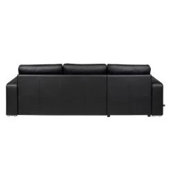 Fredriks Ecksofa Gigilio (mit Schlaffunktion) - Kunstleder Schwarz - Longchair beidseitig montierbar -Wohnzimmermöbel boutique en ligne ecksofa gigilio mit schlaffunktion kunstleder schwarz ottomane rechts links montierbar 1318540