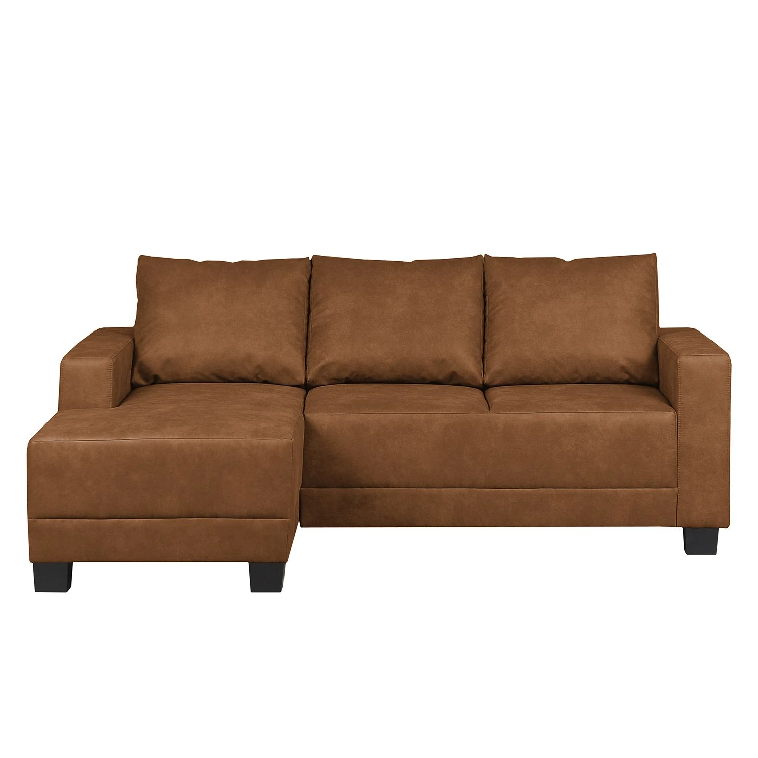 Ars Natura Ecksofa Greenwood Antiklederlook - Cognac - Longchair davorstehend links 2 Ars Natura Ecksofa Greenwood Antiklederlook - Cognac - Longchair davorstehend links – Bild 2