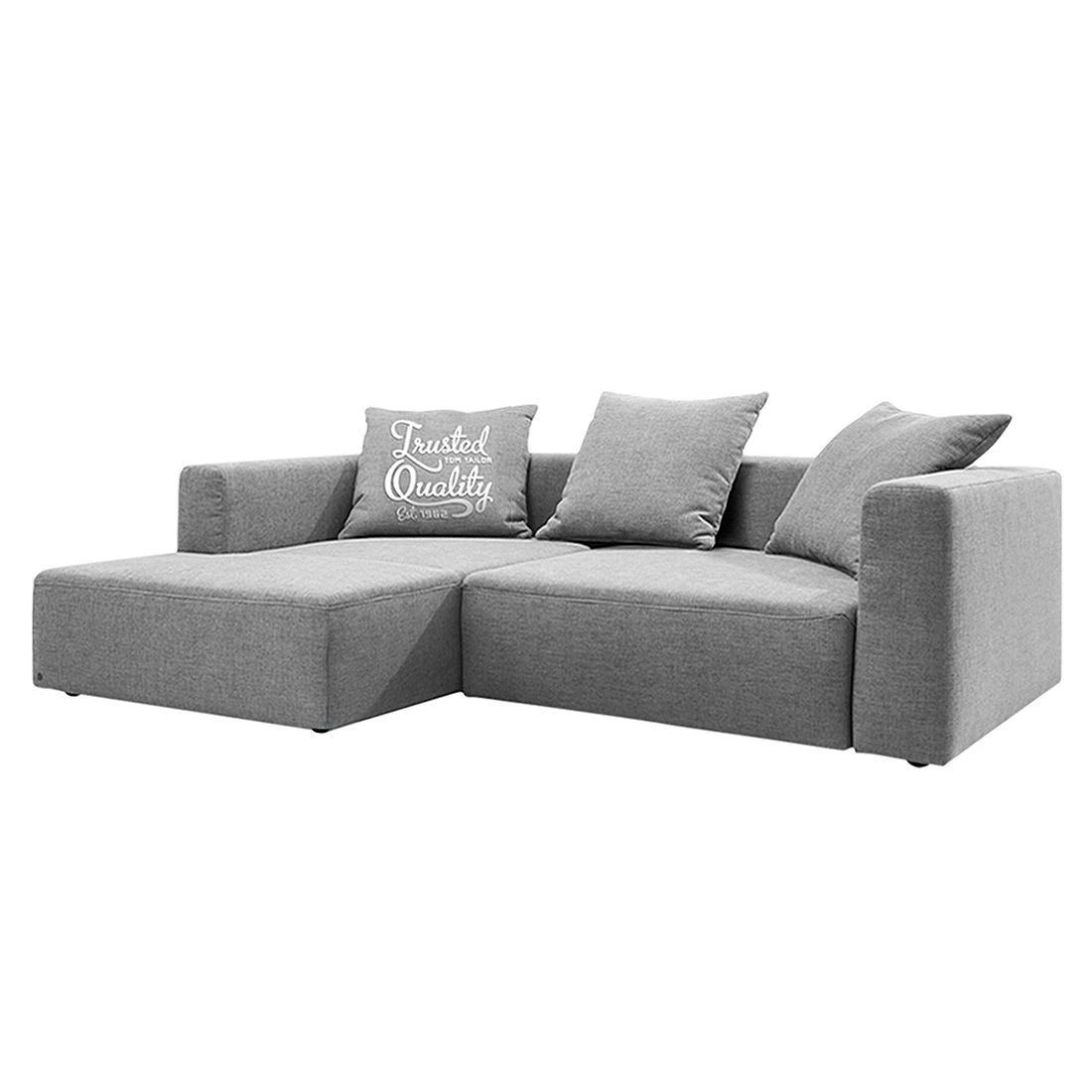 Tom Tailor Ecksofa Heaven Casual Webstoff - Stoff TBO: 29 moody grey - Longchair davorstehend links - Keine Funktion 1 Tom Tailor Ecksofa Heaven Casual Webstoff - Stoff TBO: 29 moody grey - Longchair davorstehend links - Keine Funktion