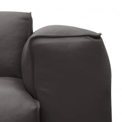 Studio Copenhagen Ecksofa HUDSON mit Rundecke - Echtleder Neka: Grau - Ecke davorstehend links -Wohnzimmermöbel boutique en ligne ecksofa hudson ii echtleder 3 sitzer davorstehend links grau 3832028