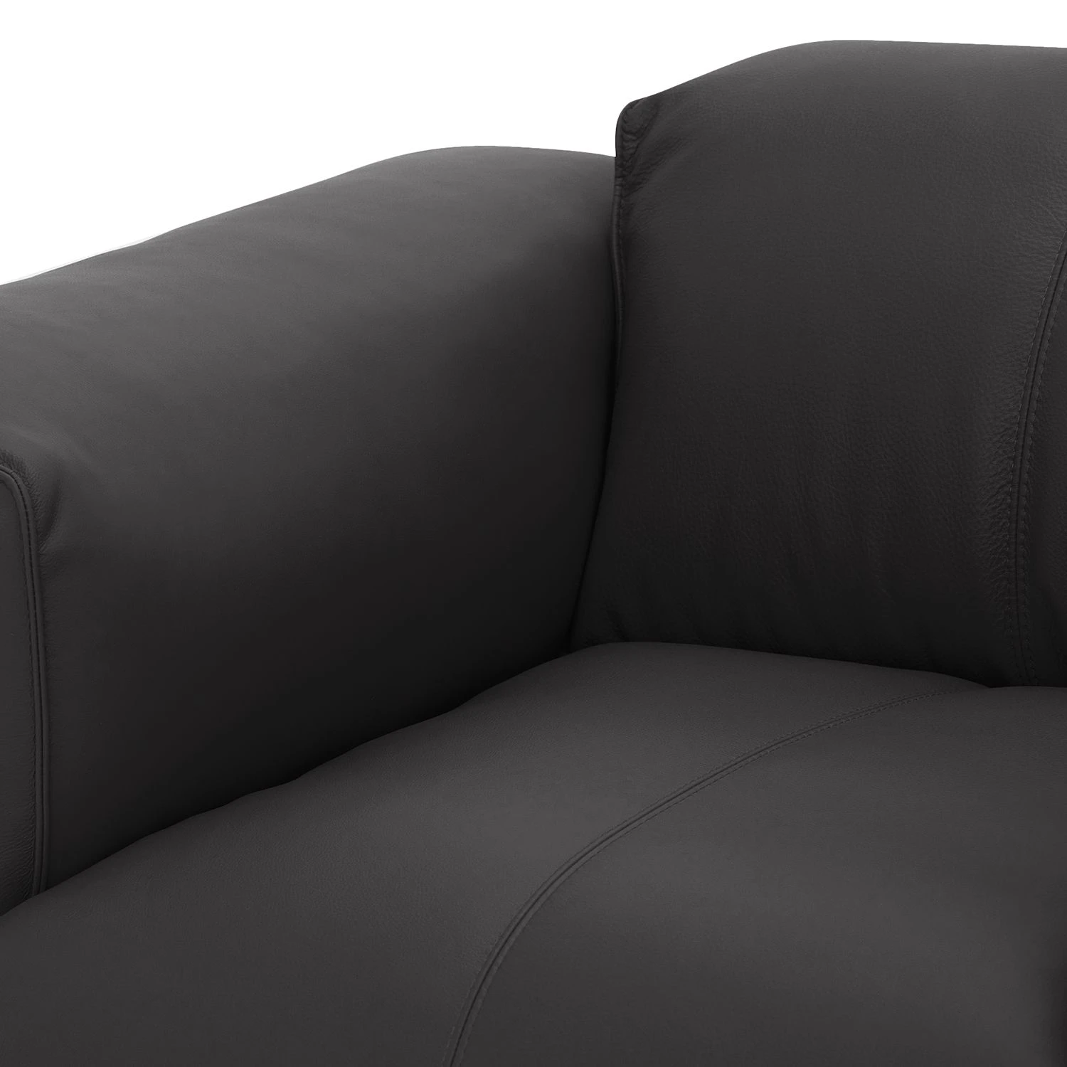 Studio Copenhagen Ecksofa HUDSON mit Chaiselongue - Echtleder Neka: Grau - Longchair davorstehend links 5 Studio Copenhagen Ecksofa HUDSON mit Chaiselongue - Echtleder Neka: Grau - Longchair davorstehend links – Bild 5