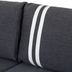 Mooved Ecksofa Huelva (mit Schlaffunktion) - Kunstleder/Webstoff - Weiß / Grau - Longchair davorstehend rechts -Wohnzimmermöbel boutique en ligne ecksofa huelva mit schlaffunktion kunstleder weiss longchair davorstehend rechts 276579