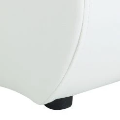 Mooved Ecksofa Huelva (mit Schlaffunktion) - Kunstleder/Webstoff - Weiß / Grau - Longchair davorstehend rechts -Wohnzimmermöbel boutique en ligne ecksofa huelva mit schlaffunktion kunstleder weiss longchair davorstehend rechts 276580