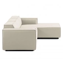 Ecksofa Kinx I Webstoff - Webstoff Osta: Altweiß - Longchair davorstehend rechts - Keine Funktion -Wohnzimmermöbel boutique en ligne ecksofa kinx i webstoff longchair davorstehend rechts stoff osta altweiss 4327348