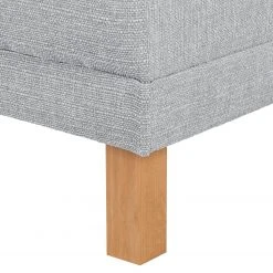 Ecksofa KiYDOO relax Webstoff - Silber - Longchair davorstehend links -Wohnzimmermöbel boutique en ligne ecksofa kiydoo upholstery webstoff longchair davorstehend rechts silber 3553017