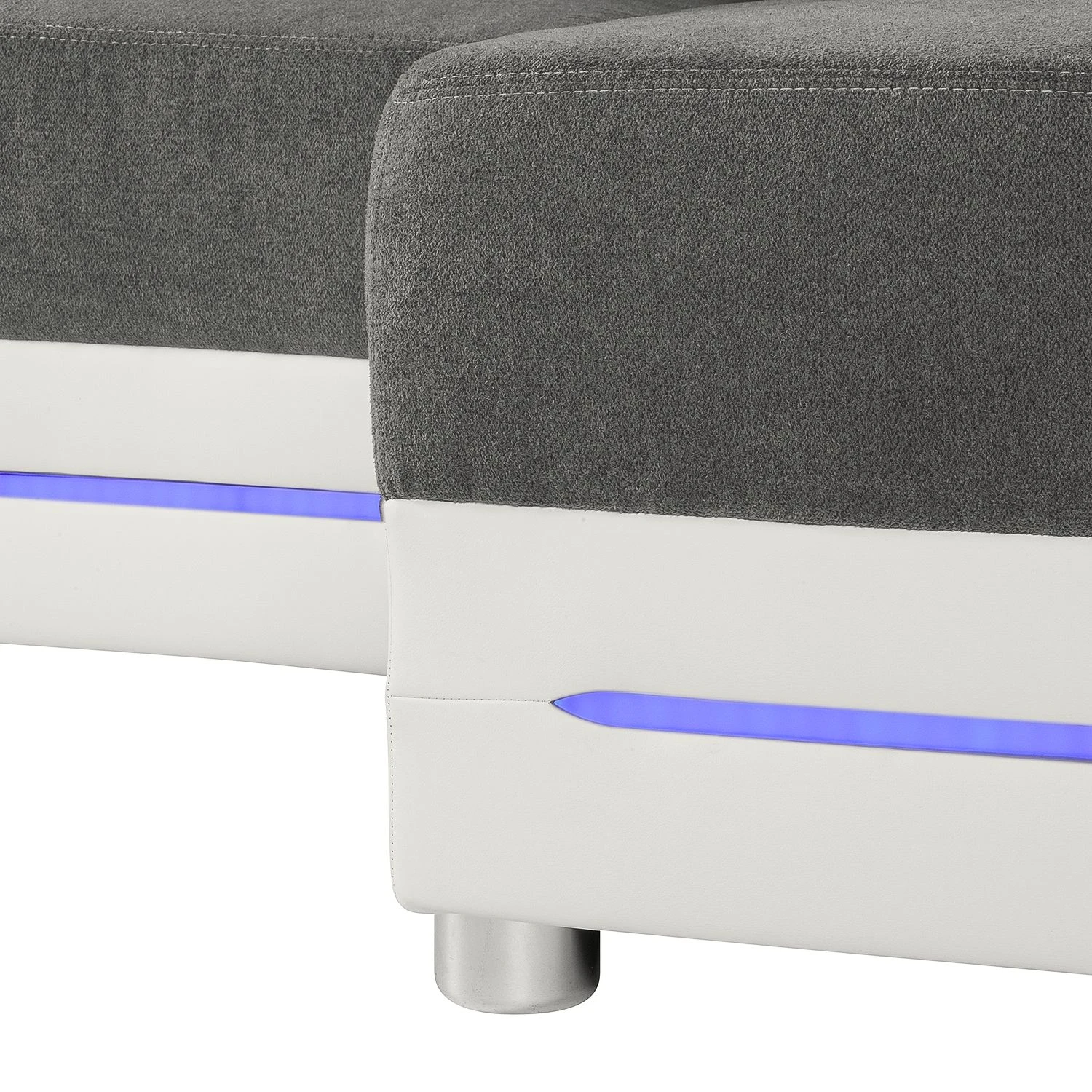 Loftscape Ecksofa Lanai Kunstleder / Microfaser - Grauweiß 12 Loftscape Ecksofa Lanai Kunstleder / Microfaser - Grauweiß – Bild 12