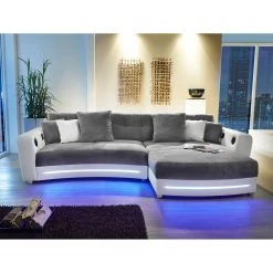 Loftscape Ecksofa Lanai Kunstleder / Microfaser - Grauweiß 23 Loftscape Ecksofa Lanai Kunstleder / Microfaser - Grauweiß -Wohnzimmermöbel boutique en ligne ecksofa lanai inkl beleuchtung kunstleder microfaser weiss grau longchair beidseitig montierbar 2014578
