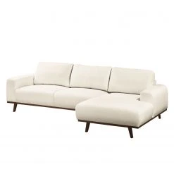 Wohnzimmermöbel boutique en ligne 31 Mørteens Ecksofa Lauris - Creme - Longchair davorstehend rechts