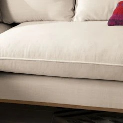 Eva Padberg Collection Ecksofa Lavina Webstoff - Stoff Moretey: Cremeweiß - Ottomane davorstehend rechts -Wohnzimmermöbel boutique en ligne ecksofa lavina webstoff ottomane davorstehend links stoff moretey cremeweiss 4793072