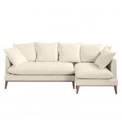Eva Padberg Collection Ecksofa Lavina Webstoff - Stoff Moretey: Cremeweiß - Ottomane davorstehend rechts -Wohnzimmermöbel boutique en ligne ecksofa lavina webstoff ottomane davorstehend rechts creme 4721388
