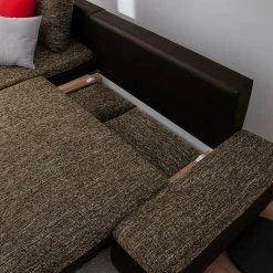 Fredriks Ecksofa Laza - mit Schlaffunktion - Kunstleder / Webstoff - Dunkelbraun / Cappuccino - Longchair davorstehend links 59 Fredriks Ecksofa Laza - mit Schlaffunktion - Kunstleder / Webstoff - Dunkelbraun / Cappuccino - Longchair davorstehend links -Wohnzimmermöbel boutique en ligne ecksofa laza mit schlaffunktion kunstleder webstoff longchair davorstehend links dunkelbraun cappuccino 4973308