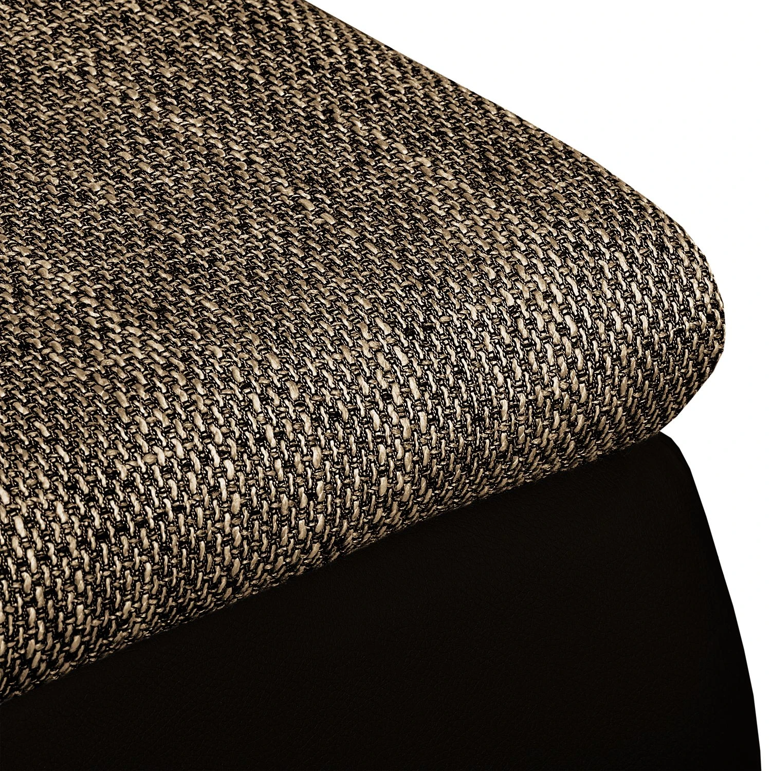 Fredriks Ecksofa Laza - mit Schlaffunktion - Kunstleder / Webstoff - Dunkelbraun / Cappuccino - Longchair davorstehend links 29 Fredriks Ecksofa Laza - mit Schlaffunktion - Kunstleder / Webstoff - Dunkelbraun / Cappuccino - Longchair davorstehend links – Bild 29