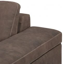 Ars Natura Ecksofa Maine Echtleder - Mokka - Longchair davorstehend rechts -Wohnzimmermöbel boutique en ligne ecksofa maine echtleder mocca longchair davorstehend links 3619177