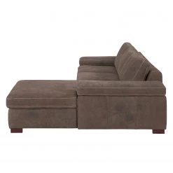 Ars Natura Ecksofa Maine Echtleder - Mokka - Longchair davorstehend rechts -Wohnzimmermöbel boutique en ligne ecksofa maine echtleder mocca longchair davorstehend rechts 3619213