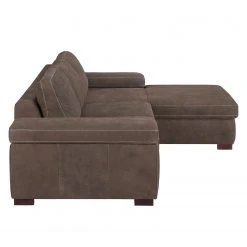 Ars Natura Ecksofa Maine Echtleder - Mokka - Longchair davorstehend rechts -Wohnzimmermöbel boutique en ligne ecksofa maine echtleder mocca longchair davorstehend rechts 3619221