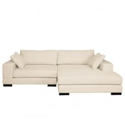 Fredriks Ecksofa Mandor Strukturstoff - Creme - Longchair davorstehend rechts -Wohnzimmermöbel boutique en ligne ecksofa mandor strukturstoff creme 4474956