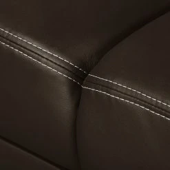 Modoform Ecksofa Marquette - mit Schlaffunktion - Kunstleder - Dunkelbraun - Ecke davorstehend rechts -Wohnzimmermöbel boutique en ligne ecksofa marquette mit schlaffunktion kunstleder dunkelbraun 2 sitzer davorstehend links 4085260