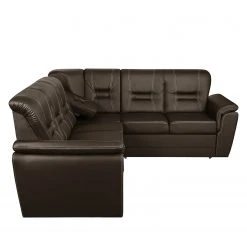 Modoform Ecksofa Marquette - mit Schlaffunktion - Kunstleder - Dunkelbraun - Ecke davorstehend rechts -Wohnzimmermöbel boutique en ligne ecksofa marquette mit schlaffunktion kunstleder dunkelbraun 2 sitzer davorstehend rechts 4085312